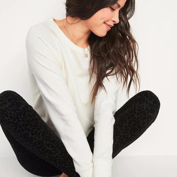 High-Waisted Stevie Leopard-Print Pants for Women - Picture 3 of 3